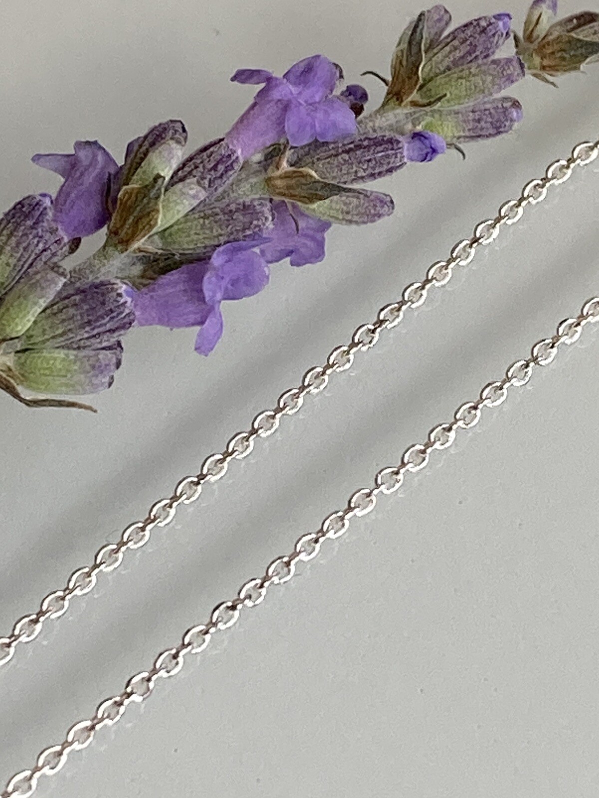 Sterling 925 Solid Silver Cross Pendant Rolo Chai… - image 7