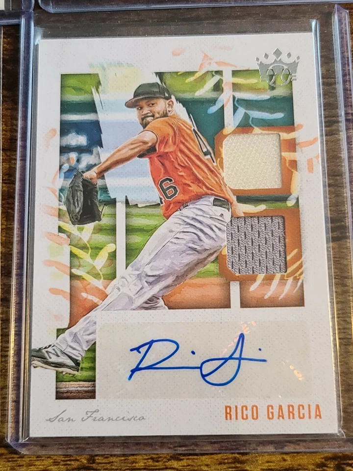 Giants Baseball Players Autos/Jersey/Drafts Trading Card Lot #1 - Image 3 of 4