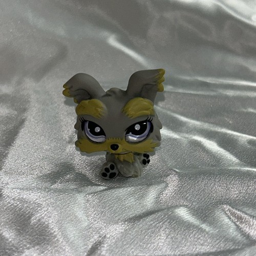 Figurine Littlest Pet Shop Chien Yorkshire 883 Hasbro - Occasion - Pour Collection Ou Jeu