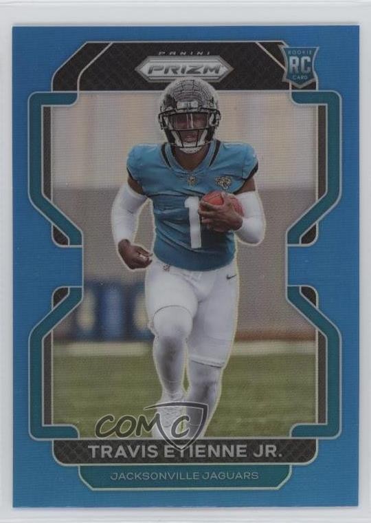 2021 Panini Prizm Rookie Light Blue Prizm Travis Etienne Jr #344 Rookie RC 4z8
