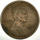 1923 P Lincoln Wheat Cent Penny Fine Condition "Actual Coin Pictured" -3889