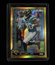 2025 Topps Chrome LeQuint Allen Jr. #384 RC Rookie True Gold Refractor /50 SP