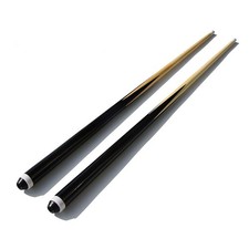 36" Hardwood Billiard/Pool House Cue Stick - Set of 2, Shorty Cues 1