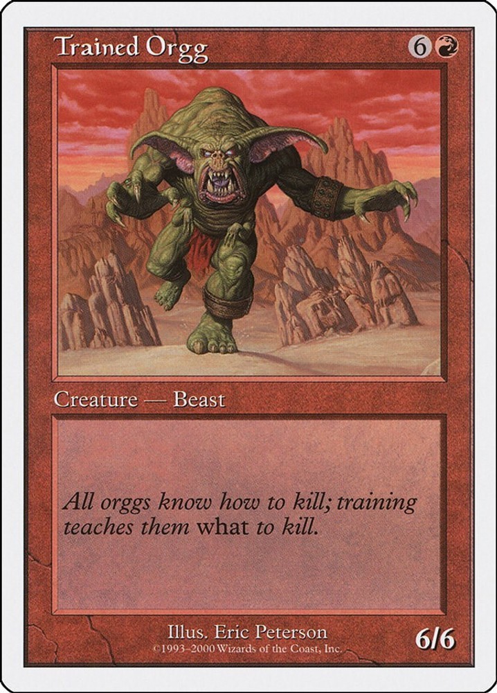 Trained Orgg [S00 37] LP EN MTG