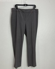 Nine West Smoky Grey Dress Trouser Pants Size 14