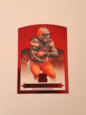 2015 Panini Crown Royale - Isaiah Crowell Red #01/99 Cleveland Browns