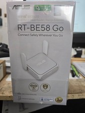 ASUS RT-BE58 Go Travel Router WiFi 7 Dual-Band, 3.6Gbps, Secure Public WiFi
