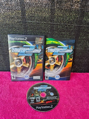 #ad Need For Speed Underground 2 Sony PlayStation 2 2004 PS2 Complete With Manual $46.99