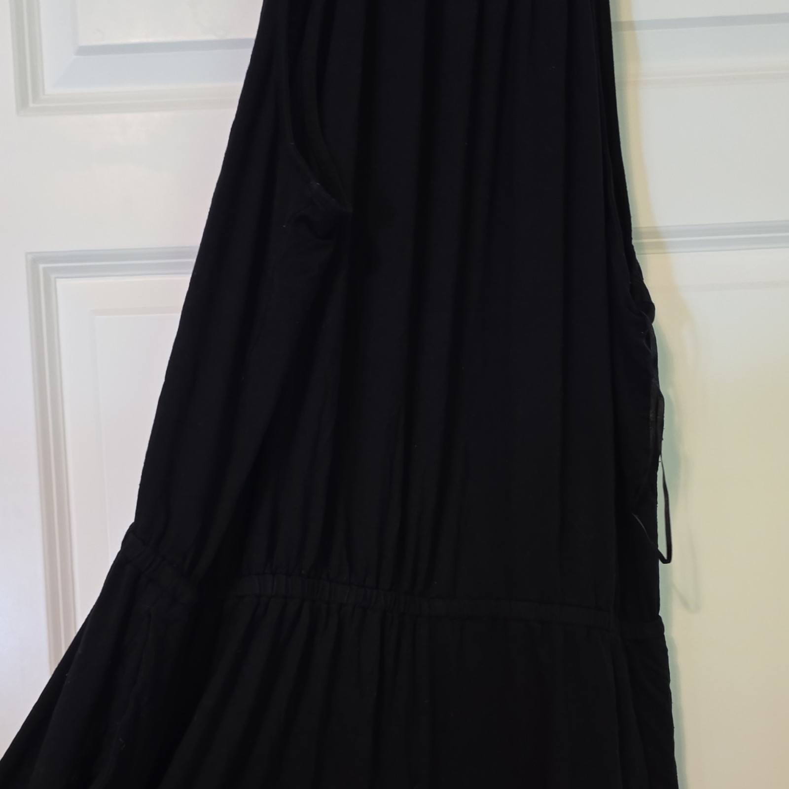 Old Navy Black Tie Sleeveless Solid shorts XL Long Regular