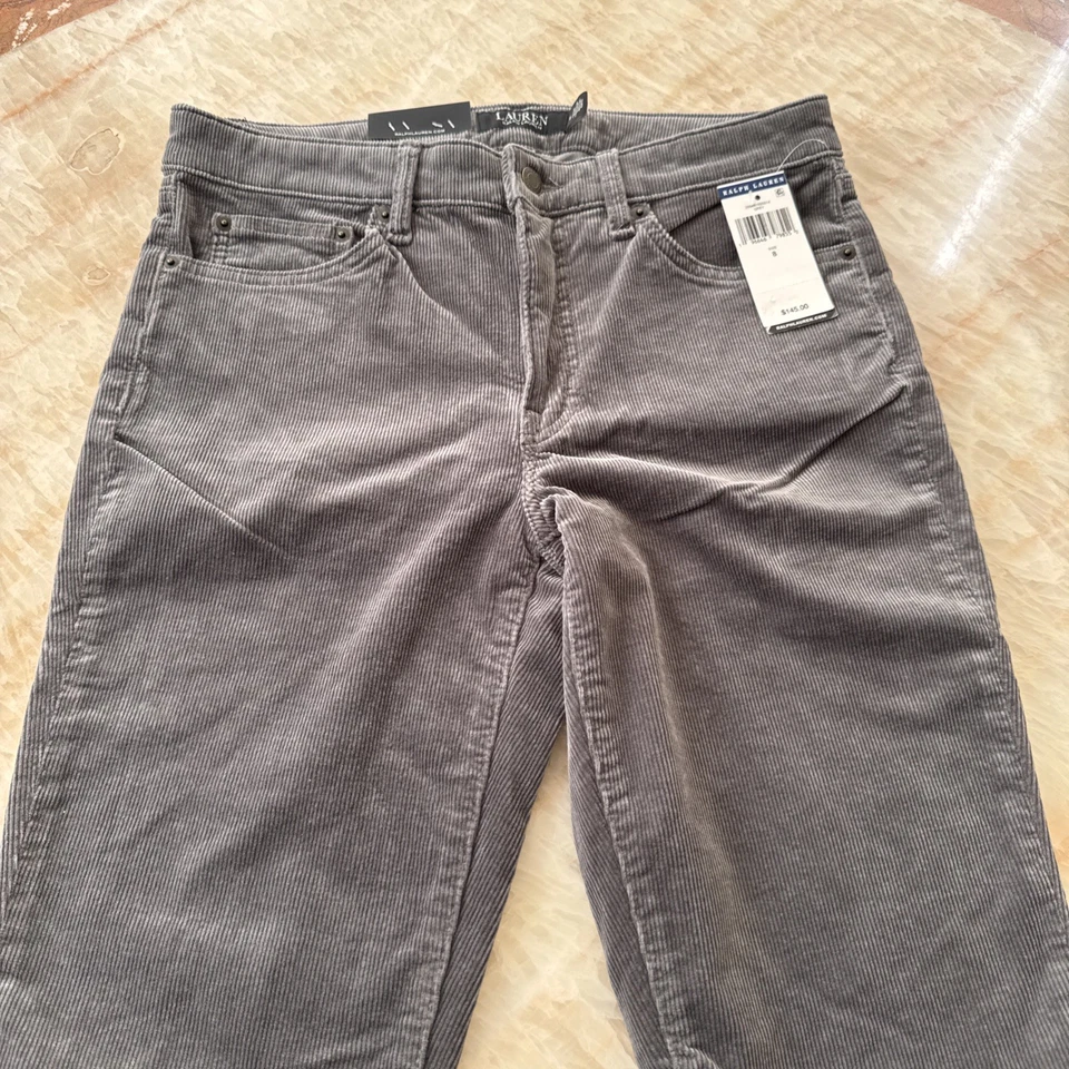 Polo, Ralph Lauren Women’s Corduroy Pants Size 8. NTW $145 New. - Image 2 of 4