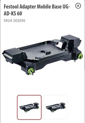 Festool 202056 Adapter Base UG-AD-KS 60