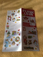 Naklejka Naklejka kolekcjonerska Zegar radiowy 55 Niebiańskie naklejki świąteczne Zima