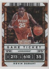 2020 Panini Contenders Draft Picks Game Ticket Green Explosion Kevin Durant 5p5