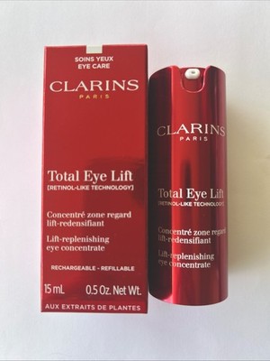 Clarins Total Eye Lift Retinol-Like Technology Lift-Replenishing Concentrate .5o
