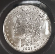 1921 $1 Morgan Silver Dollar MS62 VAM-41B Top 100 - 25476