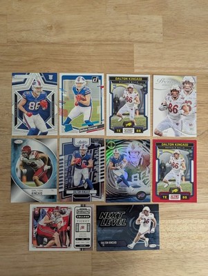 Dalton Kincaid 10 card Rising Star lot w/ RC's & Inserts Buffalo Bills