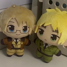 Hetalia Axis Powers Alfred Arthur Kirkland Yao Wang 10CM Plush Doll Toy Keychain