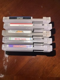 Lotto giochi NES Batman Jackal Wolverine Iron Tank IronSword Wizards Warriors