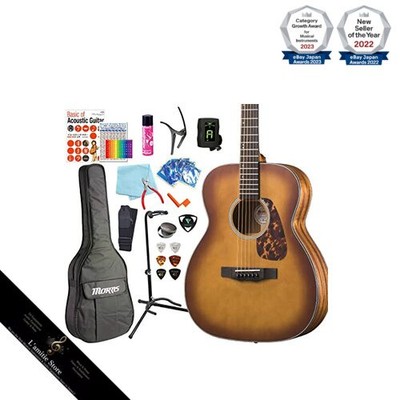 Morris Acoustic Guitar for Beginners High Grade 17-piece Set MORRIS F-021