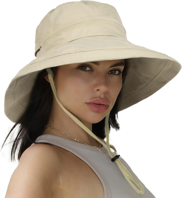 Sun Hats for Women Gardening Hat Wide Brim Ponytail Beach Sun Protection Sun Hats for Women Gardening Hat Wide Brim Ponytail Beach  main image 3