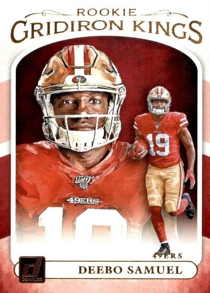 Deebo Samuel RC 2019 Donruss Rookie Gridiron Kings #RGK-18 San Francisco 49ers