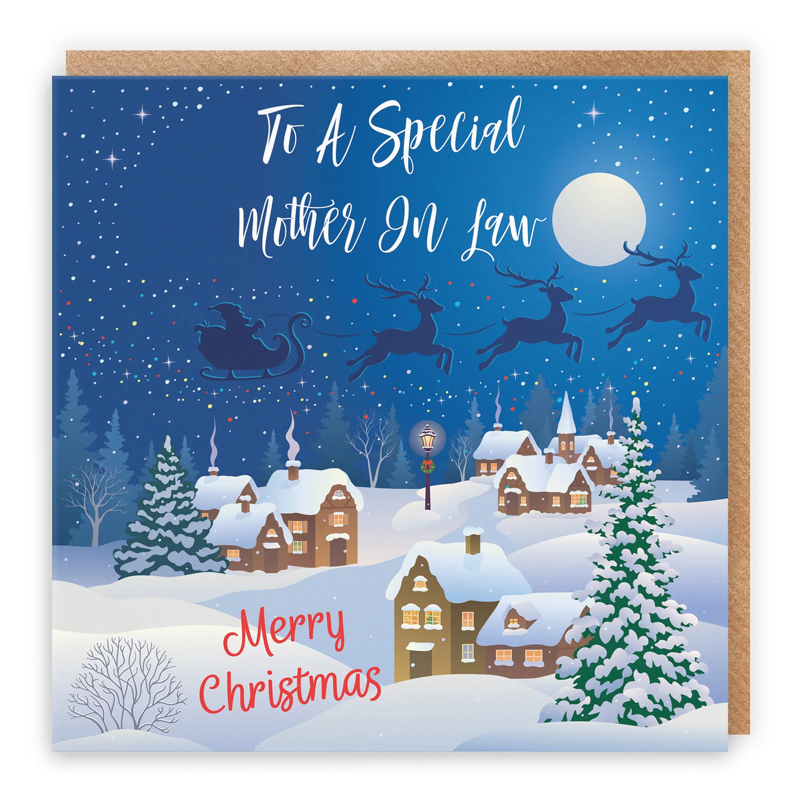 Mother In Law Winter Wonderland Christmas Card