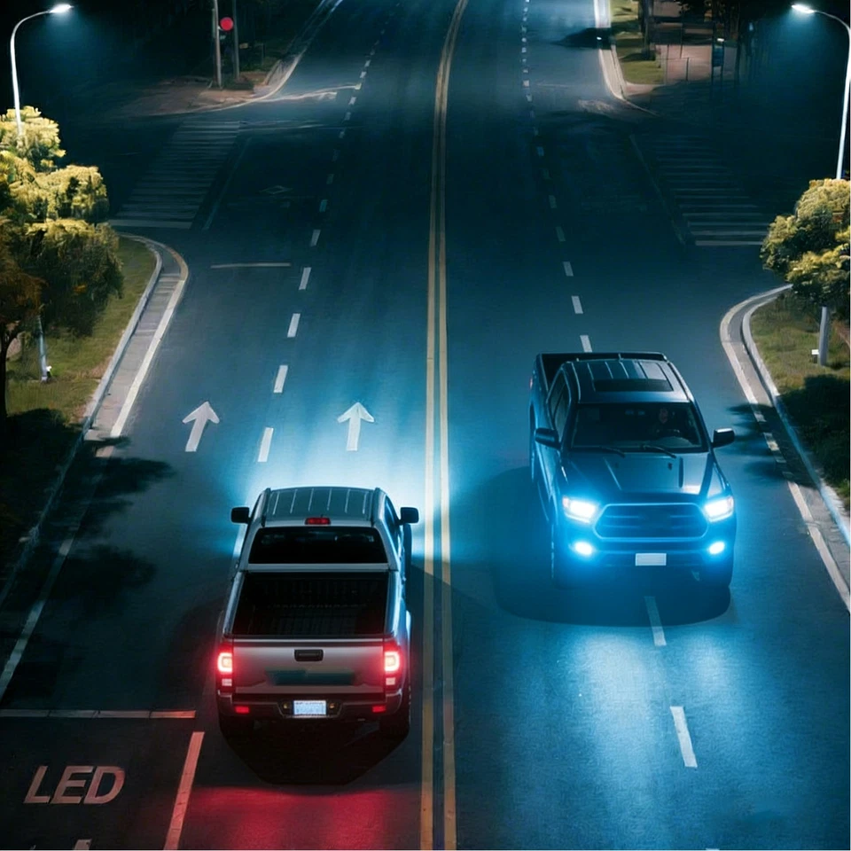 Faros LED de haz alto/bajo con DRL para Chevrolet G10 1978-1988 2x 5x7" pulgadas Foto 2 de 4