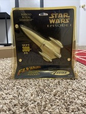 Vintage Estes Star Wars Episode 1 Naboo Fighter Flying Action Model Rocket