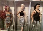 BARBIE SET OF 3  LOOKS FASION  DOLLS METALLIC COLLECTION# 7,8,9 MINT NRFB SFH — photo 2