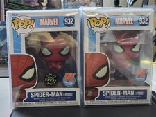 Funko Pop! Spider-Man (Japanese TV Series) #932 Glow in the Dark Chase Bundle