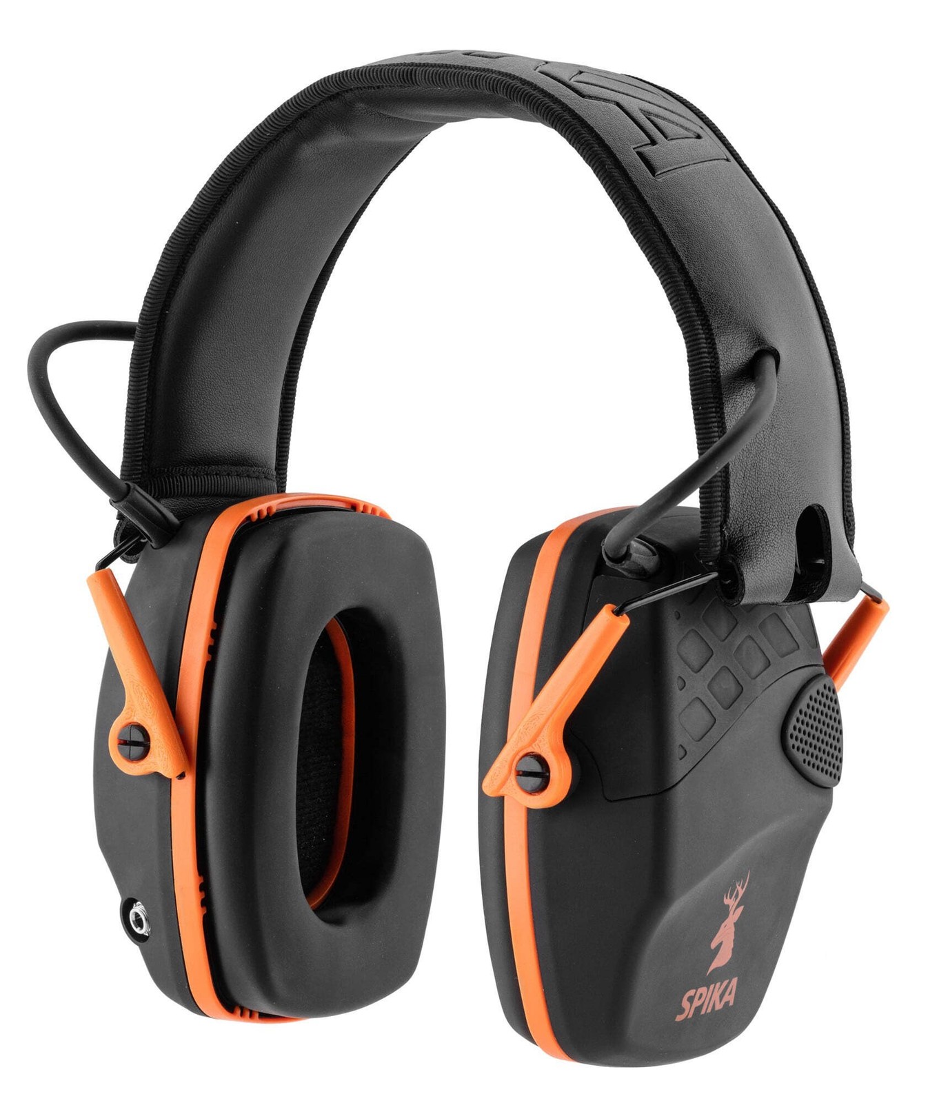 Casque antibruit électronique Spika actif pliable pour la protection auditive du chasseur