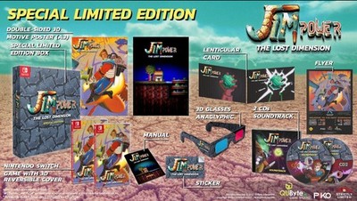 JIM POWER: The Lost Dimension Special Edition Switch (1000Ex.)+PostCard Strictly