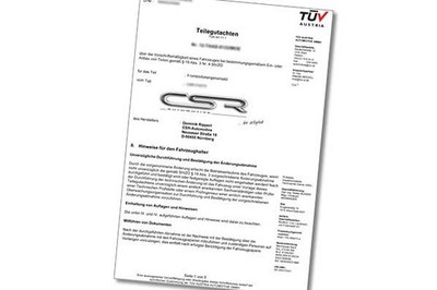 Teilegutachten für CSR Frontstoßstange für VW Polo Classic FSK109