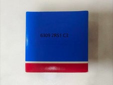 6309 2RS1 C3 DEEP GROOVE BALL BEARING, RUBBER SEALED 45x100x25 mm new