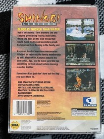 Shinobi Legions Sega Saturn CIB w protective case