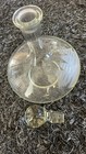 Toscany Clipper (1) Decanter Vintage Clear Etched Ship Glass — photo 3