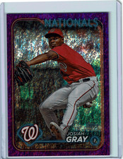 2024 Topps Series 2 - Josiah Gray #402 Blue Holo Foil Nationals /999