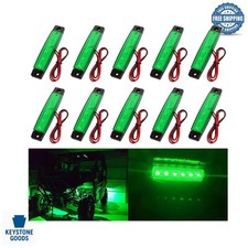 10-pack Waterproof Green Led Rockunderglow Lights For Offroad Vehicles 10-pack Waterproof Green Led Rockunderglow Lights For Offroad Vehicles