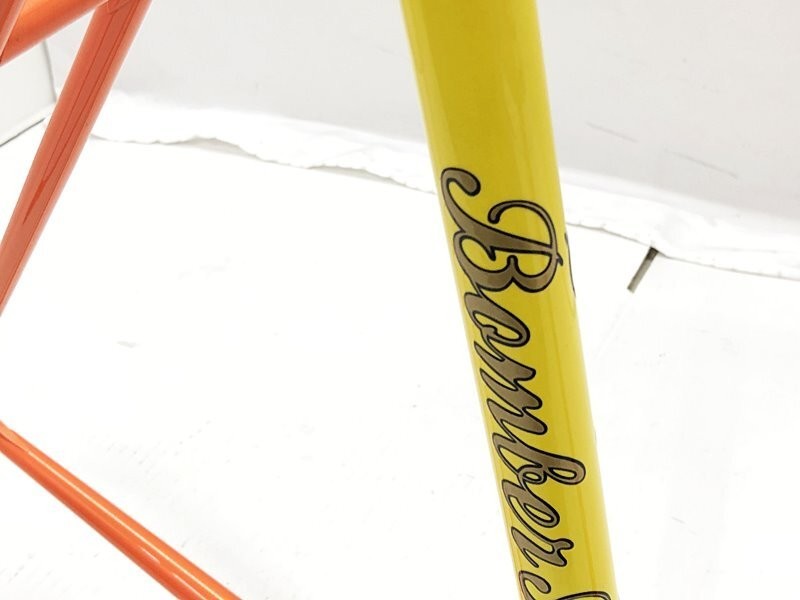 BOMBER PRO njs TRACK FRAME YELLOW/ORANGE 535 size Tsuruoka