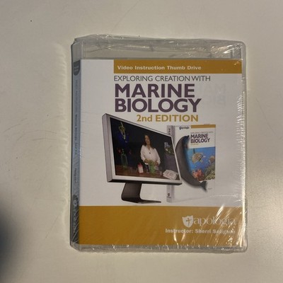 Apologia Exploring Creation Marine Biology Video Instruction Thumb Drive Sealed