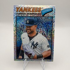 2026 Topps Heritage Jasson Dominguez #104 (White Sparkle)