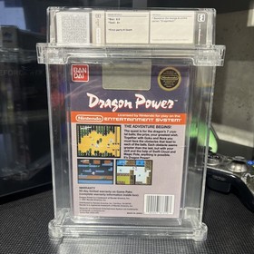 🐉 Dragon Power NES WATA 8.0 A+ Sealed &ndash; Cult Classic &ndash; Early Bandai Oddity