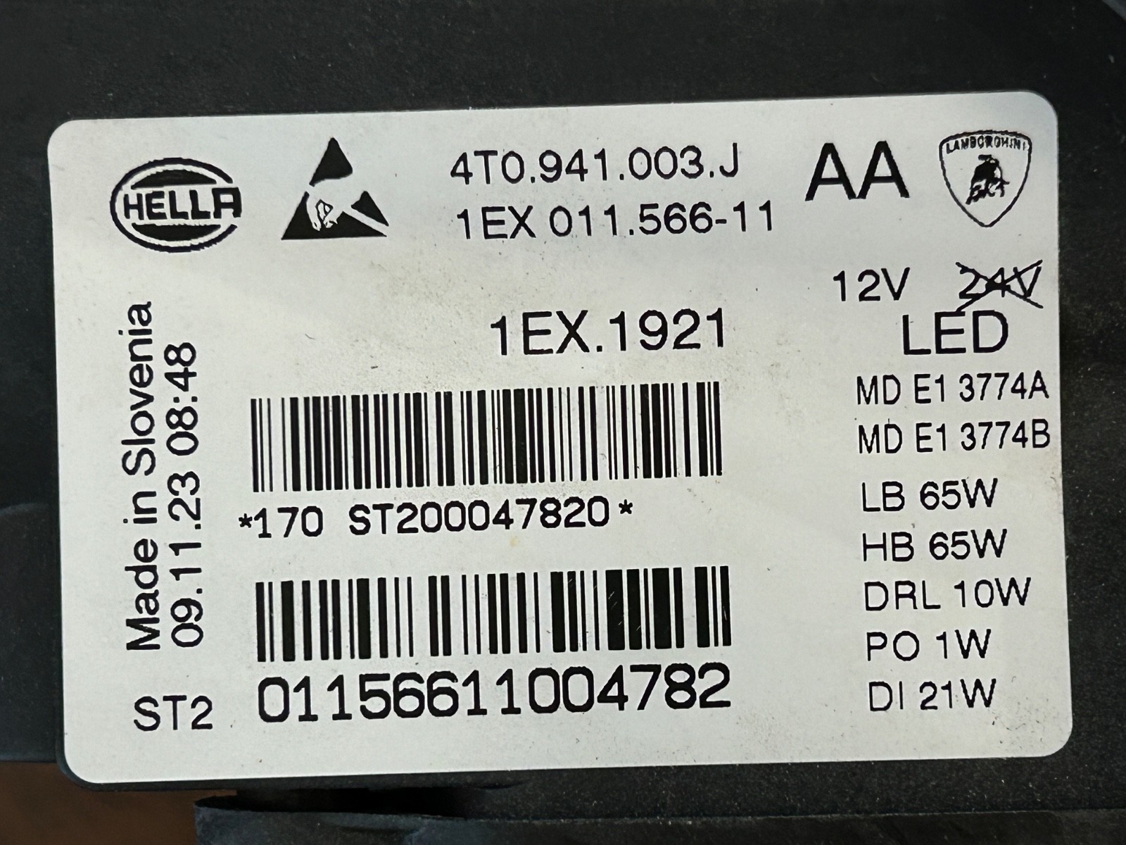 2024 Lamborghini Huracan STO Headlights