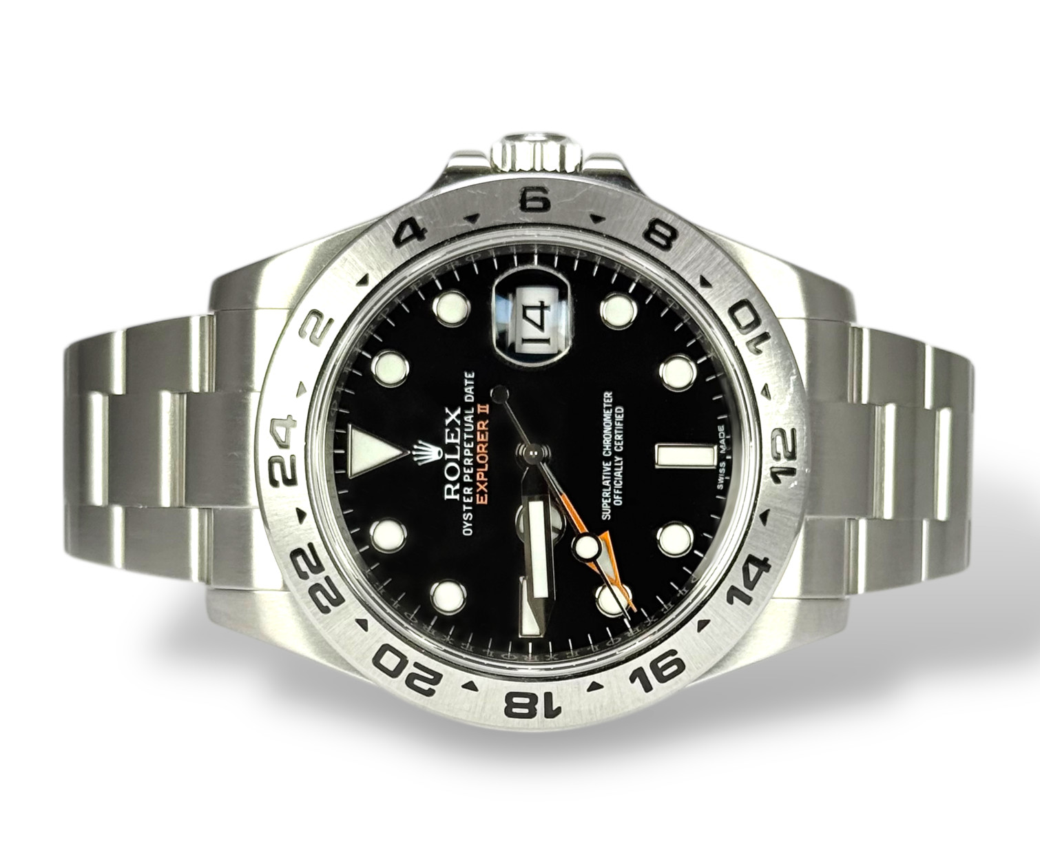 ROLEX Explorer II - 2016 - Black Dial - 216570 - Box and Papers - Oyster
