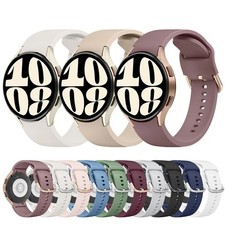 For Samsung Galaxy Watch Silicone Band 4 5 6 7 40/44/45mm Classic 42/43/46/47mm
