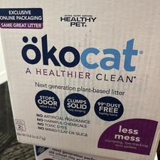  kocat Less Mess Natural Wood Clumping Cat Litter, 14.8 lbs.