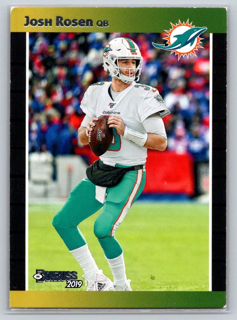 Josh Rosen #RET 32 Football Cards 2019 Donruss Retro 1989 trading card — raw and PSA graded price guide