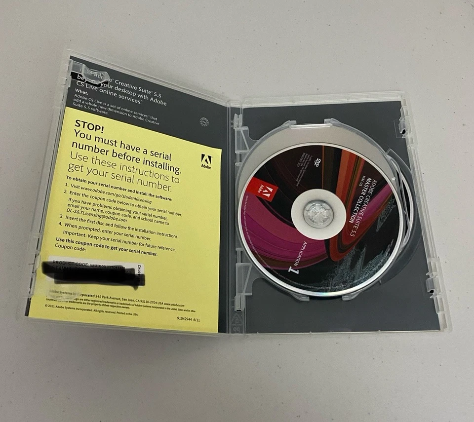 Adobe Creative Suite 5.5 Master Collection Mac Os Student & Teacher Licensing - Image 4 of 4