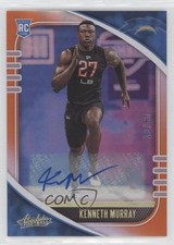 2020 Absolute Rookie Signatures Orange Spectrum 19/60 Kenneth Murray Auto 0c9g