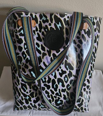 Consuela Animal Print Large Tote Bag Inner Pockets